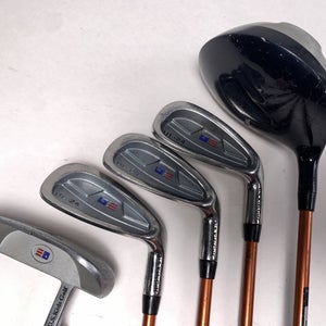 US Kids UL-24 Club Set Driver 6 & 8 PW Putter 51-35 Orange Junior RH 51"