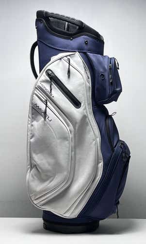 Maxfli Honors + Cart Bag White 14-Way Divide No Strap Golf Bag