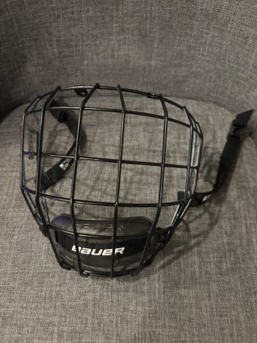 Bauer Hockey Profile II Facemask Cage Senior Large Black White