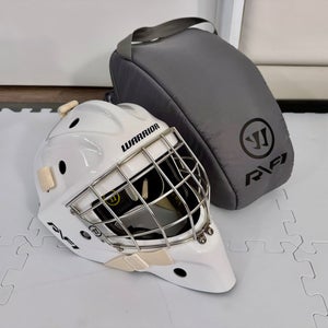 Warrior R/F1 Pro Goalie Mask with 3 extra cages, Senior L/XL (New)