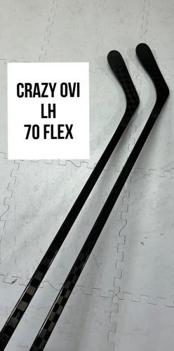 Senior(2x)Left OVI 70 Flex (P08) PROBLACKSTOCK Unbranded Blackouts Pro Stock Hockey Sticks