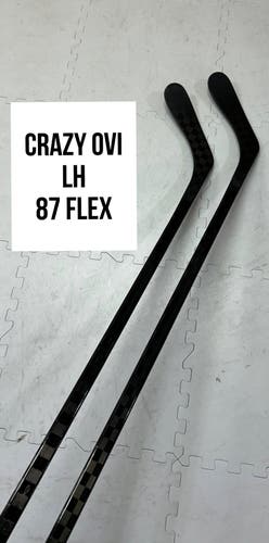 Senior(2x)Left OVI 87 Flex ProBlackStock™ Toe Pattern Unbranded Blackouts Pro Stock Hockey Sticks