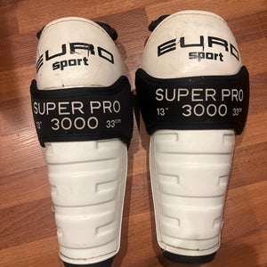 Euro Sport Super Pro 3000 Senior 13" Shin Pads (Used)