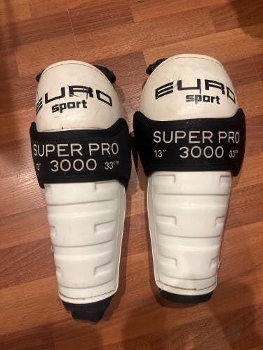 Euro Sport Super Pro 3000 Senior 13" Shin Pads (Used)