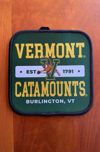 Vermont Catamounts Team Potholder - Green & Gold