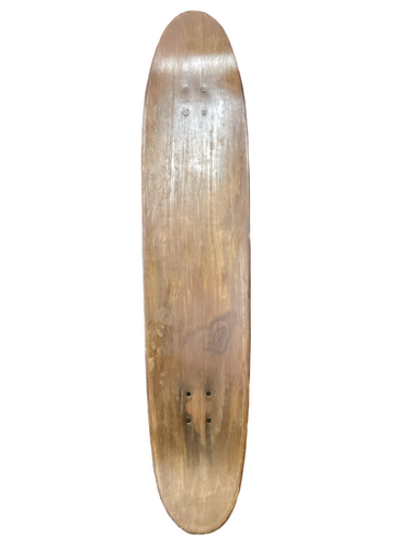 Used WOODEN LONGBOARD Longboard Brown Long 11613-S000177997