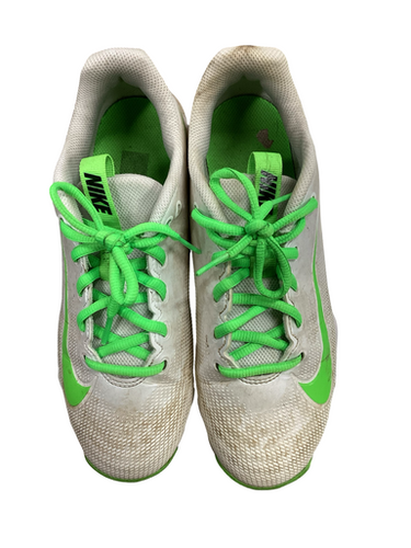 Used Nike VAPOR BASEBALL CLEATS BB/SB Cleats Kelly green Junior 05 11613-S000177994