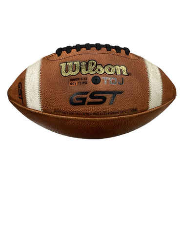 Used Wilson GST TDJ YOUTH LEATHER Junior Football 11613-S000177993