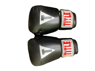 Used Title Boxing Gloves Black MD Tall 11613-S000177955