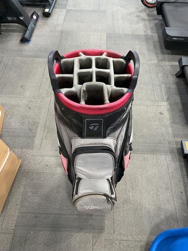 Used Taylormade 14 WAY STAND BAG Mens Stand Bag Grey 11614-S000231840