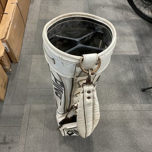 Used Ping 4 WAY STAND BAG Mens Stand Bag White 11614-S000231838