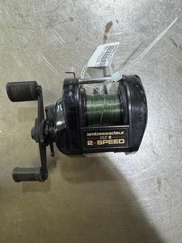 Used Abu Garcia VINTAGE AMBASSADEUR XLT 2 REEL Fishing Reel Only 11605-S000214127