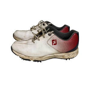 Used FootJoy (Already In As Foot Joy) Mens Golf Shoes White Senior 4 11847-S000033144