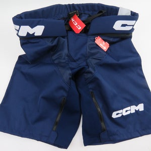 CCM Tacks PPPTKC Navy Blue OHL CHL QMJHL Pro Stock Hockey Pant Shell Senior Medium