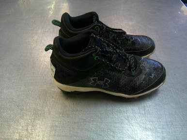 Used Under Armour BRICE HARPER OUT OF HERE BB/SB Cleats Black Junior 03.5 11339-S000199459
