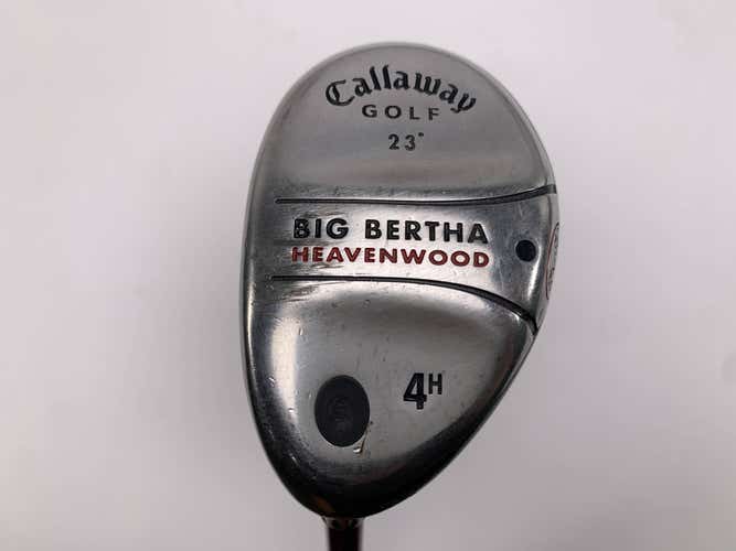 Callaway Big Bertha Heavenwood 4 Hybrid 23* RCH 75w Regular Graphite Mens LH