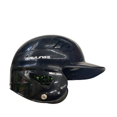 Used Rawlings 6 1/2-7 1/2 Batting Helmet No Mask Black MD 11760-S000088696
