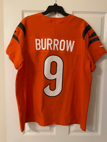 Bengals Joe Burrow Orange Nike Vapor FUSE Elite jersey 48/XL