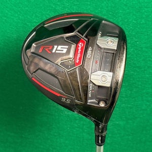 TaylorMade R15 460 Black 9.5 Driver Mitsubishi Chemical Kuro Kage 60 Stiff