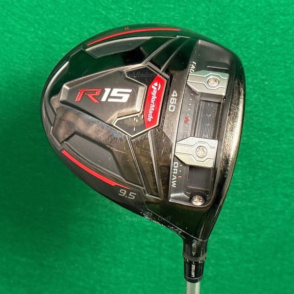 TaylorMade R15 460 Black 9.5 Driver Mitsubishi Chemical Kuro Kage 60 Stiff
