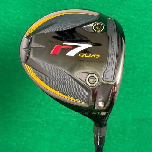 TaylorMade r7 Quad Mini Driver 13.5 Driver Fujikura Speeder MD 6-S Stiff w/HC