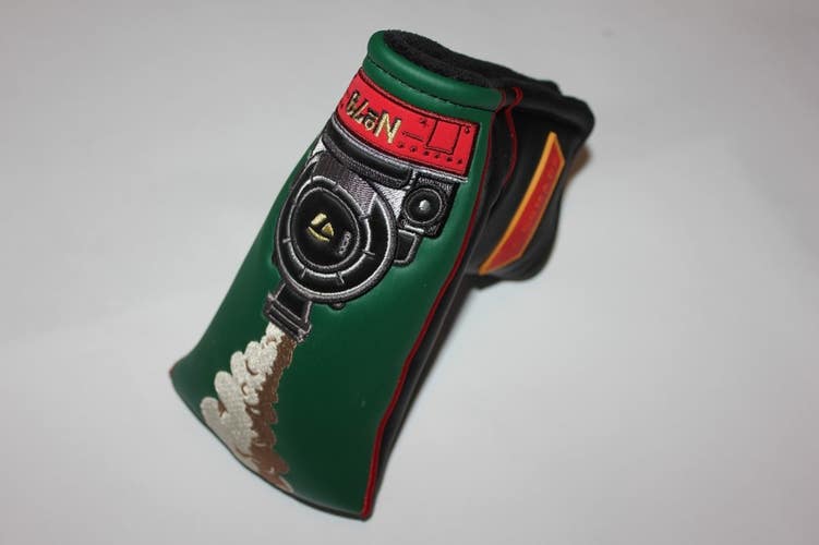 TAYLORMADE 2025 OPEN CHAMPIONSHIP BLADE PUTTER HEADCOVER - ROYAL PORT RUSH