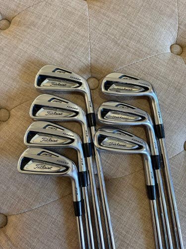 Titleist 714 AP2 Iron Set 4-PW KBS Tour Stiff Flex Standard NICE