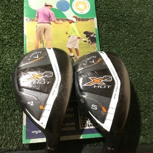 Callaway X2 Hot Hybrids Set (4H & 5H) Seniors 55g Graphite Shafts