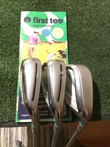 Taylormade Ladies Kalea Irons Set (8-9-SW) 45g SlimTech Graphite Needs New Grips