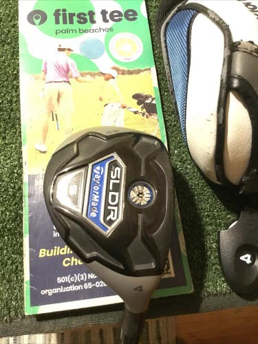 Taylormade SLDR S 22* 4 Hybrid Regular Speeder 72h Graphite Shaft & HC *VGC*