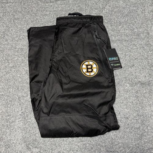 Boston Bruins NHL Fanatics Authentic Pro Skate Rink Pants Men's Black Sz Med