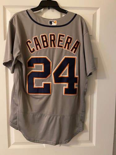 Detroit Tigers Miggy Cabrera Cool Base Away Jersey size 48/XL