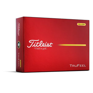 TITLEIST TRUFEEL YELLOW 2026 GOLF BALL DOZEN