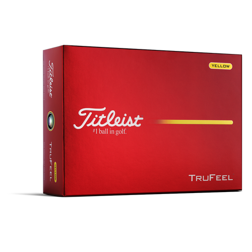 TITLEIST TRUFEEL YELLOW 2026 GOLF BALL DOZEN
