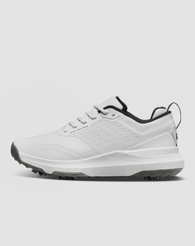 TRAVISMATHEW THE NUAGE MEGA GOLF SHOE CLASSIC WHITE/BLACK