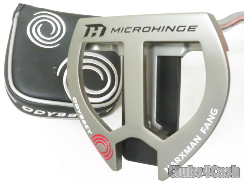 Odyssey MicroHinge Marxman Fang Putter 35" +Cover ... NEW
