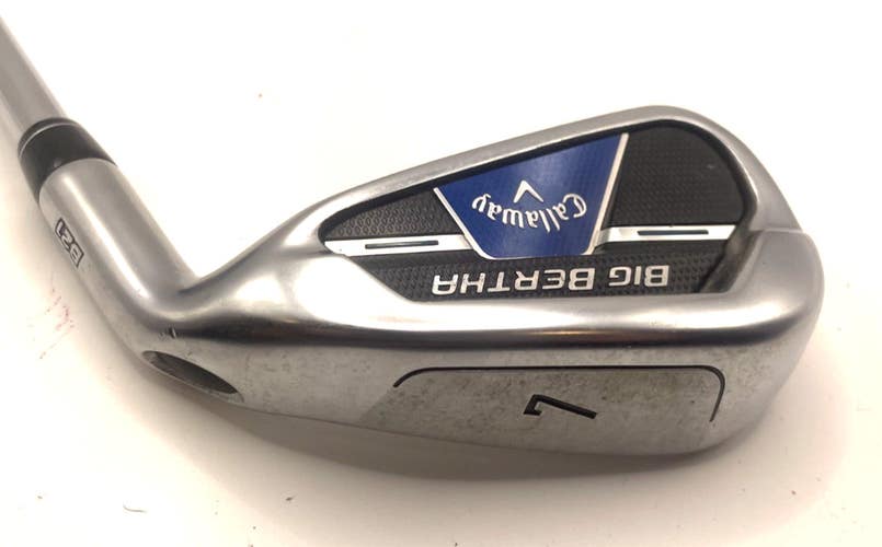 New Callaway Big Bertha B21 7 Iron KBS Max CT80 Regular Steel Shaft