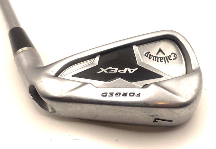Callaway 7 Iron Apex Forged CF 19 Demo UP2 TT Elevate Tour X Stiff Steel