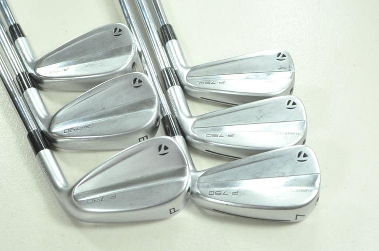 TaylorMade P790 2023 5-PW Iron Set Stiff Flex Right DG S300 105g Steel # 209540