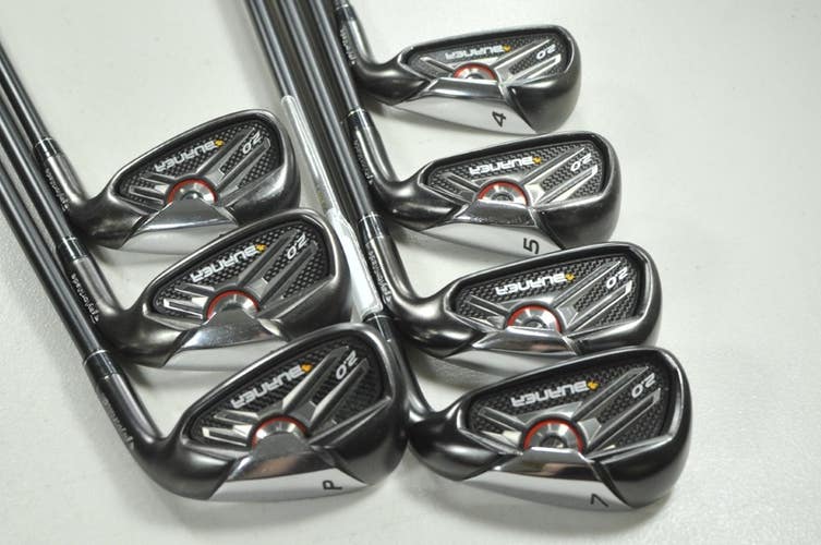 TaylorMade Burner 2.0 4-PW Iron Set Regular Flex Right 65g Graphite # 212524