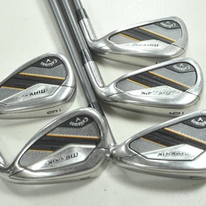 Callaway Mavrik 5-7,9,AW Iron Set Stiff Flex RH Fujikura Pro 95 Graphite #212533