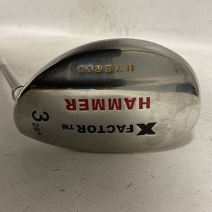 Used X-Factor HAMMER Mens Hybrid Club RH 3 Hybrid 11855-S000199933