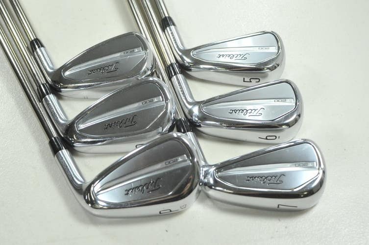 Titleist T200 2023 5-PW Iron Set Regular Flex Right Recoil F3 Graphite # 212416