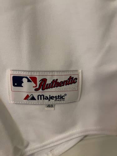 Boston Red Sox Curt Schillings Number 38 Authentic Home Jersey size 48/XL