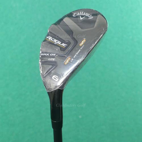 NEW Callaway Rogue ST MAX OS LITE Hybrid 6 Iron KBS 80 Graphite Stiff w/ HC