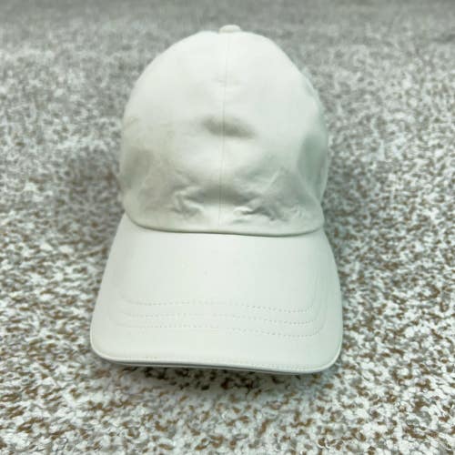 Lululemon Hat Cap Strap Back Womens Adjustable White Lightweight Running Logo
