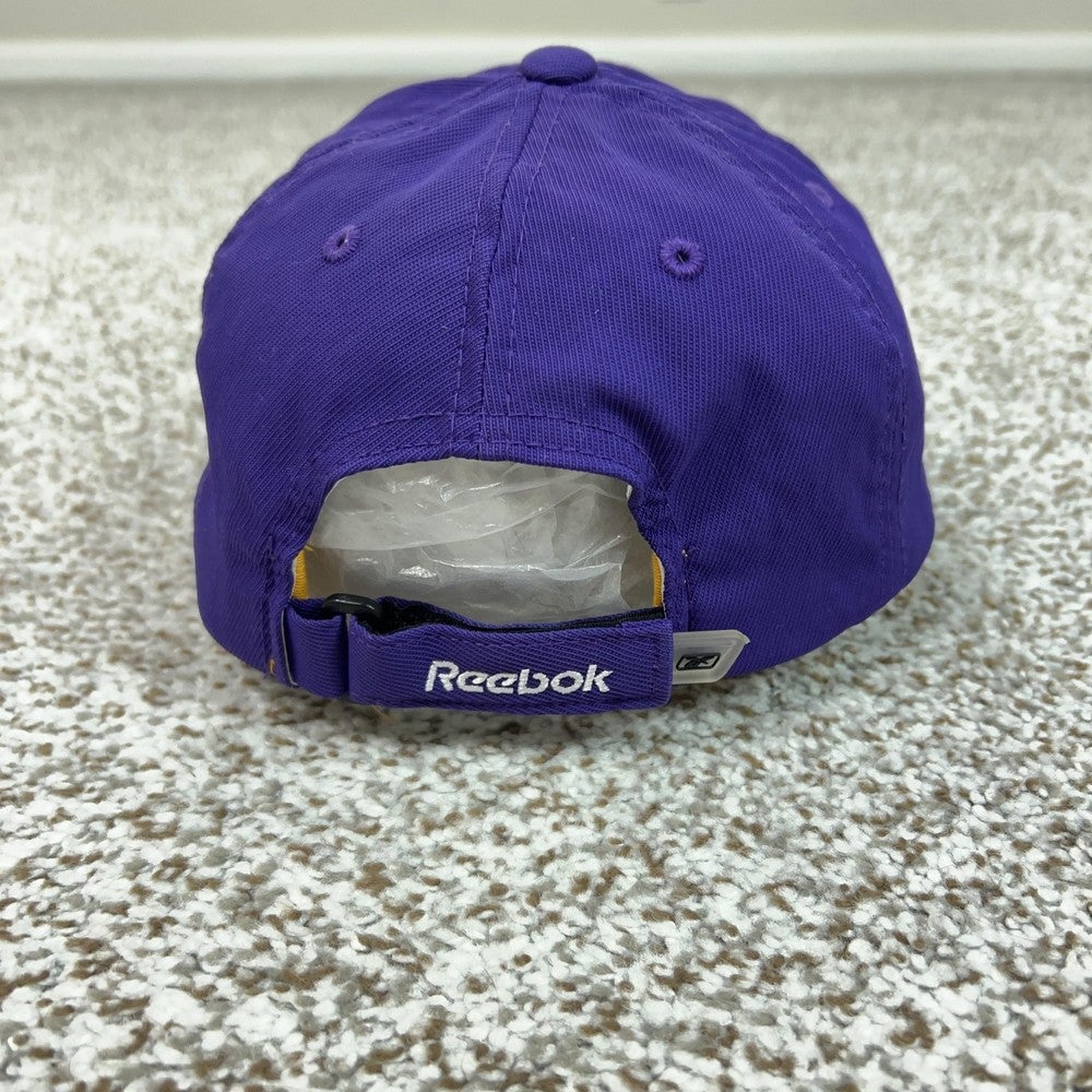 Reebok NFL Minnesota Vikings Embroidered Logo Strapback Women\'s Hat Minnesota Vikings Football Reebok NFL Hat Cap Beige  main image 2