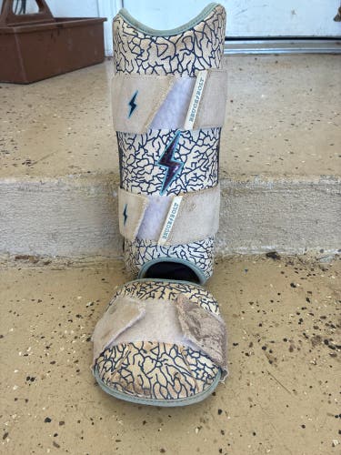 Blue Junior Shin Guards (Used)