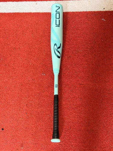 2026 Rawlings Icon Composite USSSA Certified Bat (-8) 22 oz 30" (Used)