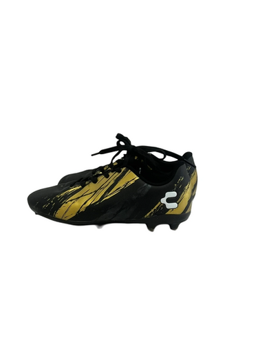 Used CHARLY Soccer Cleats Black And Gold Junior 03.5 11692-S000146998